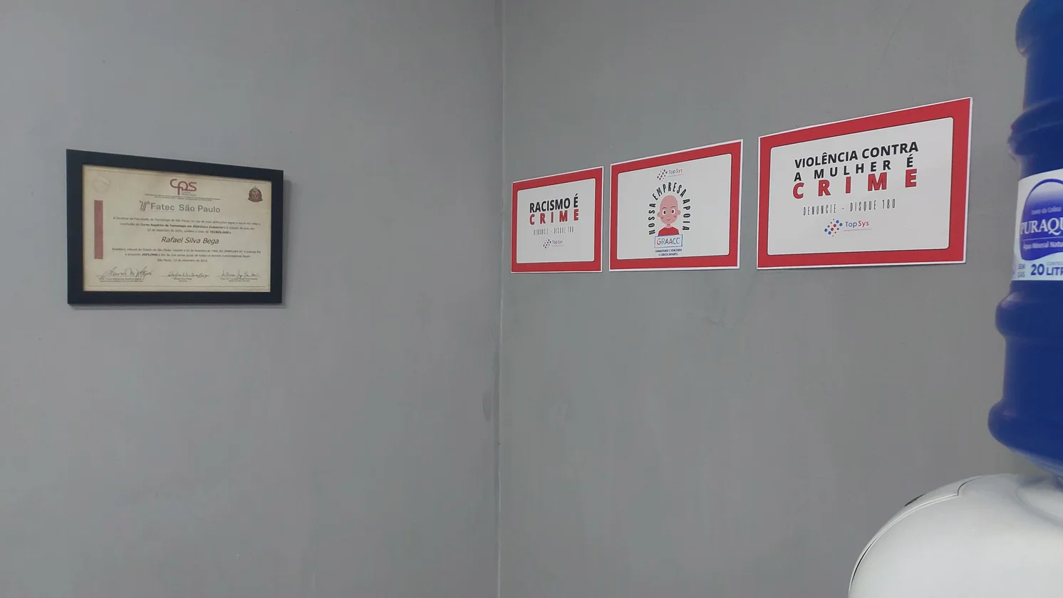 Diplomas e contribuições da TopSys